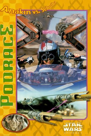 Star Wars Pod Race Movie Poster 24x36