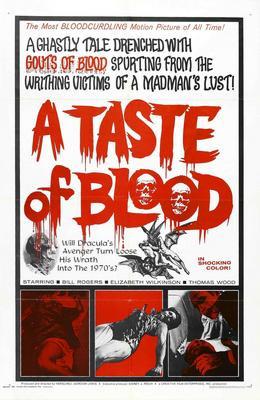 Taste Of Blood A Movie Poster T-Shirt A41532