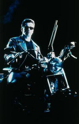 Terminator 2 Motorcycle Movie Poster T-Shirt A41817
