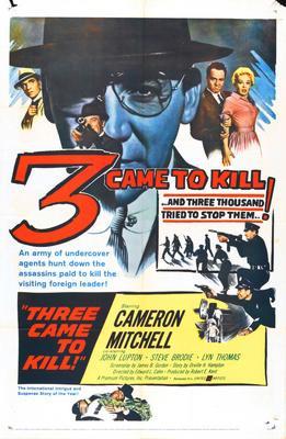 Three 3 Came To Kill Movie Poster T-Shirt A42447