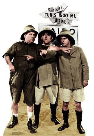 Three Stooges Safari Puzzle Jigsaw Puzzle Choose a Size