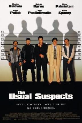 Usual Suspects The Movie Poster T-Shirt A44678