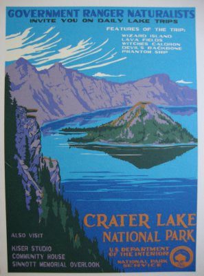 Wpa Crater Lake Puzzle Jigsaw Puzzle Choose a Size