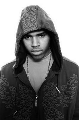 Chris Brown Black and White Poster 24"x36"
