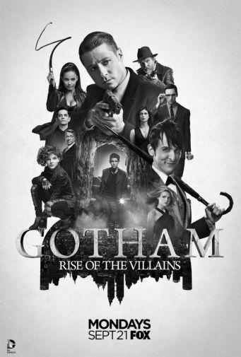 Gotham Black and White Poster 24"x36"