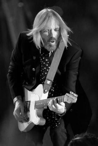 Tom Petty Poster Black and White Mini Poster 11"x17"