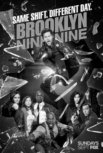 Brooklyn Nine Nine Poster Black and White Poster 24x36