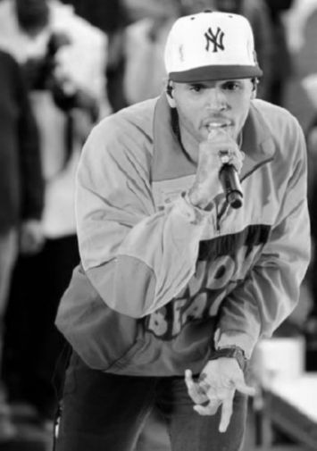 Chris Brown Black and White Poster 24"x36"