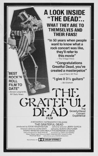 Grateful Dead Black and White Poster 24"x36"