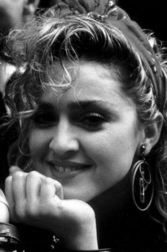 Madonna Poster Black and White Poster 16x24