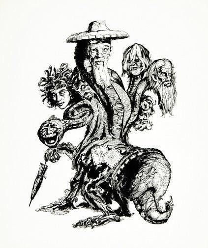 7 Faces Of Dr Lao T-Shirt