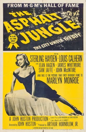 Asphalt Jungle The Movie Poster Mouse Pad Mousepad