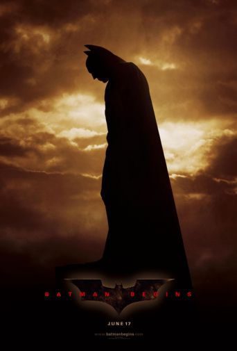 Batman Begins Movie Poster B490 24x36