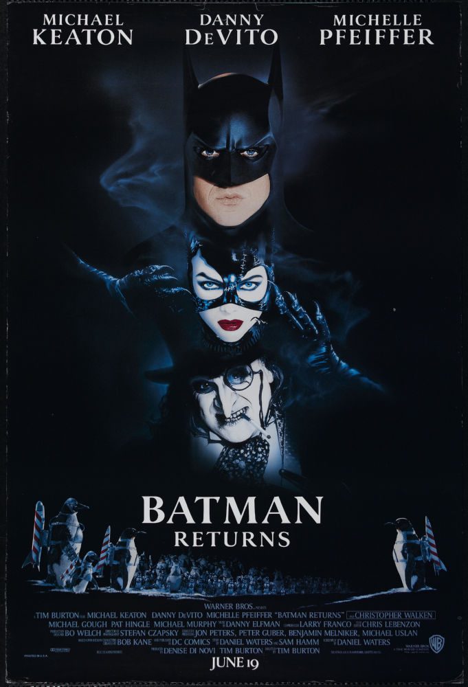 batman returns Poster Print B045 24x36