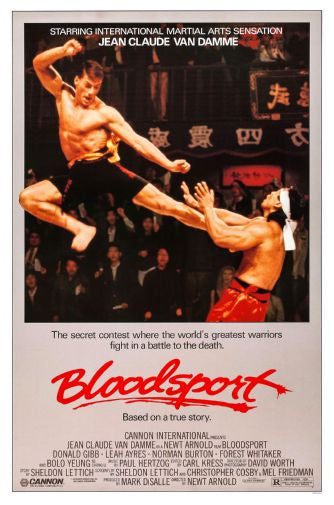 Bloodsport Movie Poster Mouse Pad Mousepad