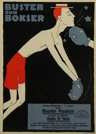 Buster Keaton Norway Movie Poster Mouse Pad Mousepad