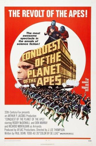 Conquest Of The Planet Apes Movie T-Shirt #1