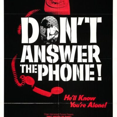 Dont Answer The Phone Movie Poster Mouse Pad Mousepad