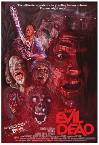 Evil Dead Movie Poster Puzzle Jigsaw Puzzle Choose a Size