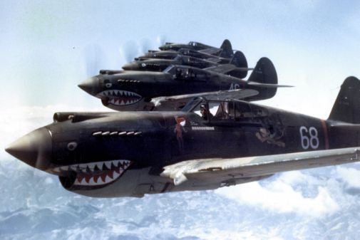 Flying Tigers 1942 Aircraft Poster Print #K3150