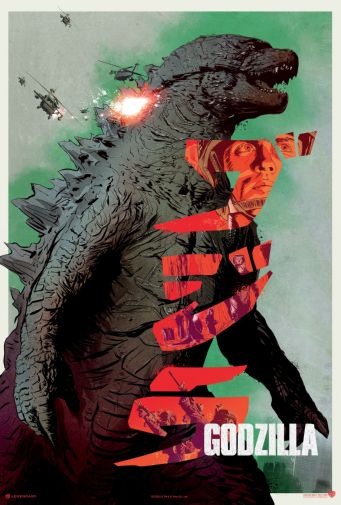Godzilla poster print B115