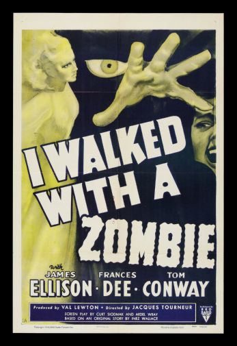 I Walked With Zombie Movie Poster Puzzle Jigsaw Puzzle Choose a Size