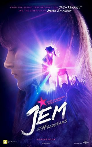 Jem And The Holograms Movie Poster Puzzle Jigsaw Puzzle Choose a Size