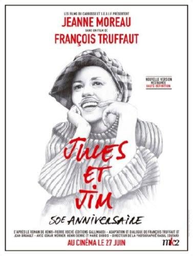 Jules Et Jim Movie Poster T-Shirt A22889