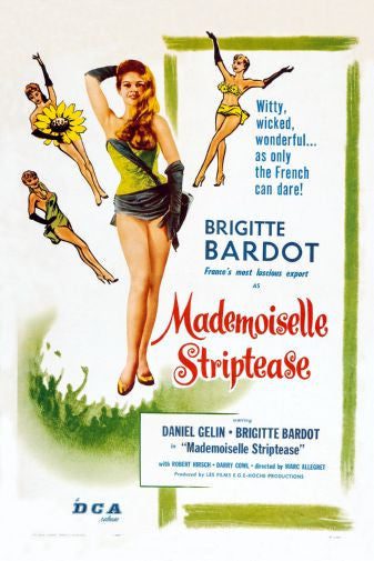 Mademoiselle Striptease Movie Poster Puzzle Jigsaw Puzzle Choose a Size