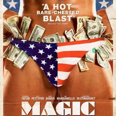 Magic Mike Movie poster print stars and stripes thong B187