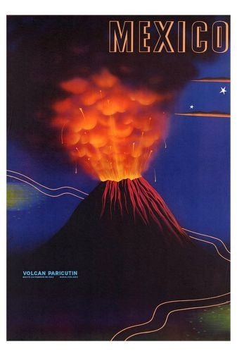 Mexico Volcano Poster Print #K5651
