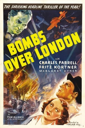 Bombs Over London Movie Poster Mouse Pad Mousepad