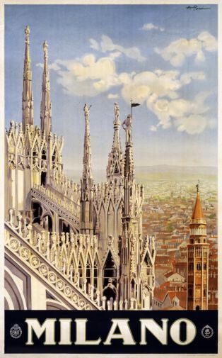 Italy Milano 1920 Puzzle Jigsaw Puzzle Choose a Size
