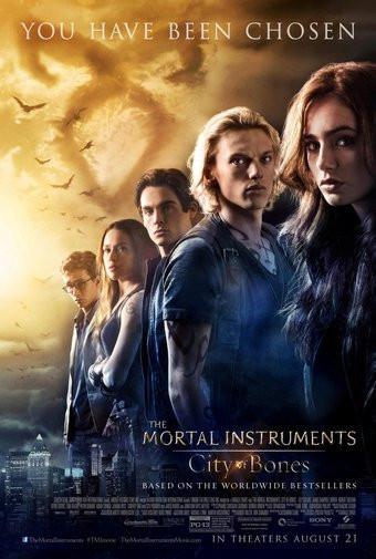 Mortal Instruments City Of Bones Movie Poster T-Shirt A28660
