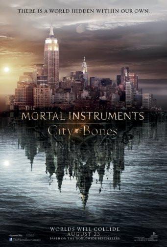 The Mortal Instrumentscity Of Bones Movie Poster T-Shirt A28665