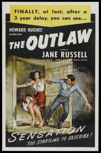 Outlaw Movie Poster Puzzle Jigsaw Puzzle Choose a Size
