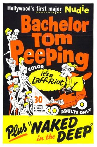Bachelor Tom Peeping Movie Poster T-Shirt