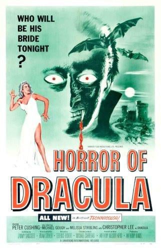 Horror Of Dracula Movie Poster T-Shirt A32040