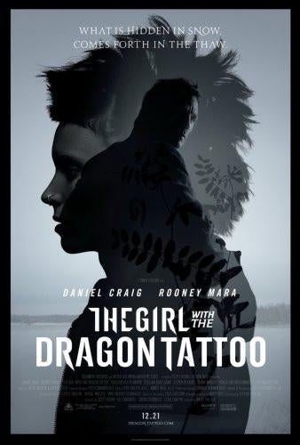 Girl With The Dragon Tattoo Movie Poster T-Shirt A32440