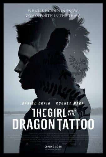 Girl With The Dragon Tattoo Movie Poster T-Shirt A32450