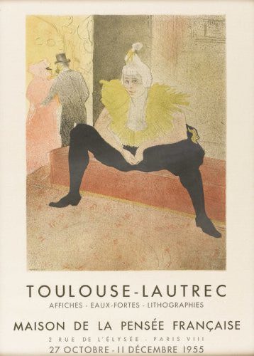 Toulouse Lautrec Exhibition Mouse Pad Mousepad