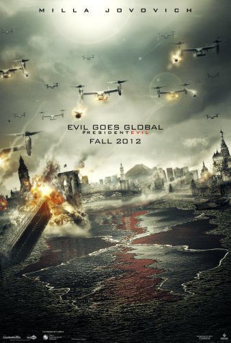 Resident Evil Retribution Poster Print #K6957