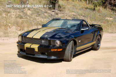 2007 Shelby Mustang Gt-H Convertible T-Shirt