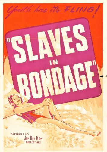 Slaves In Bondage Movie Poster Mouse Pad Mousepad
