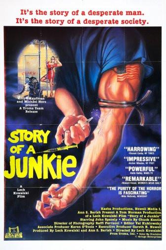 Story Of A Junkie Movie Poster T-Shirt A40716