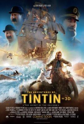 Tintin Movie Poster T-Shirt A42777