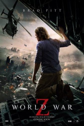 World War Z Movie Poster T-Shirt A46755