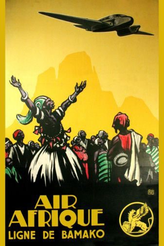 Air Afrique Puzzle Jigsaw Puzzle Choose a Size