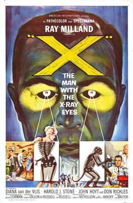 X Man With Xray Eyes Movie Poster T-Shirt A47060