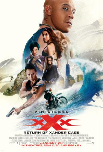 Return Of Xander Cage Movie Poster T-Shirt A47080